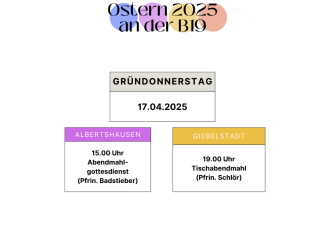 Gründonnerstag